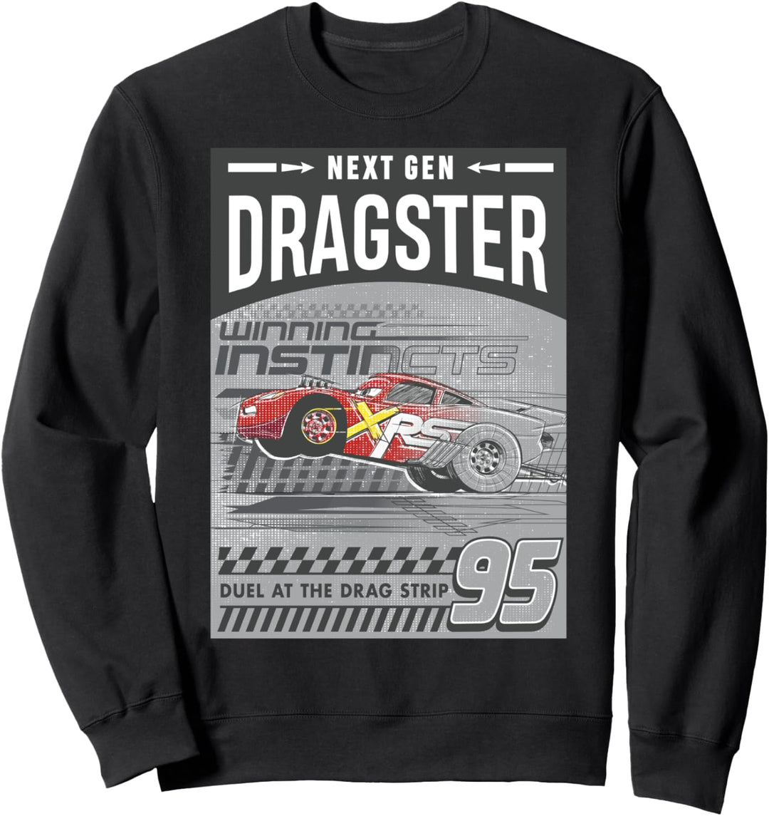 Disney Pixar Cars McQueen Dragster Poster Sweatshirt