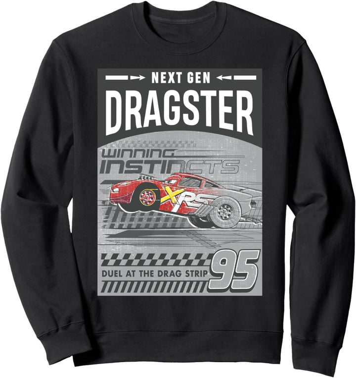 Disney Pixar Cars McQueen Dragster Poster Sweatshirt