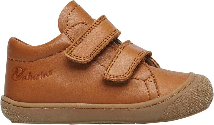 Naturino Cocoon VL-Lauflernschuhe aus Nappaleder, Cognac 19