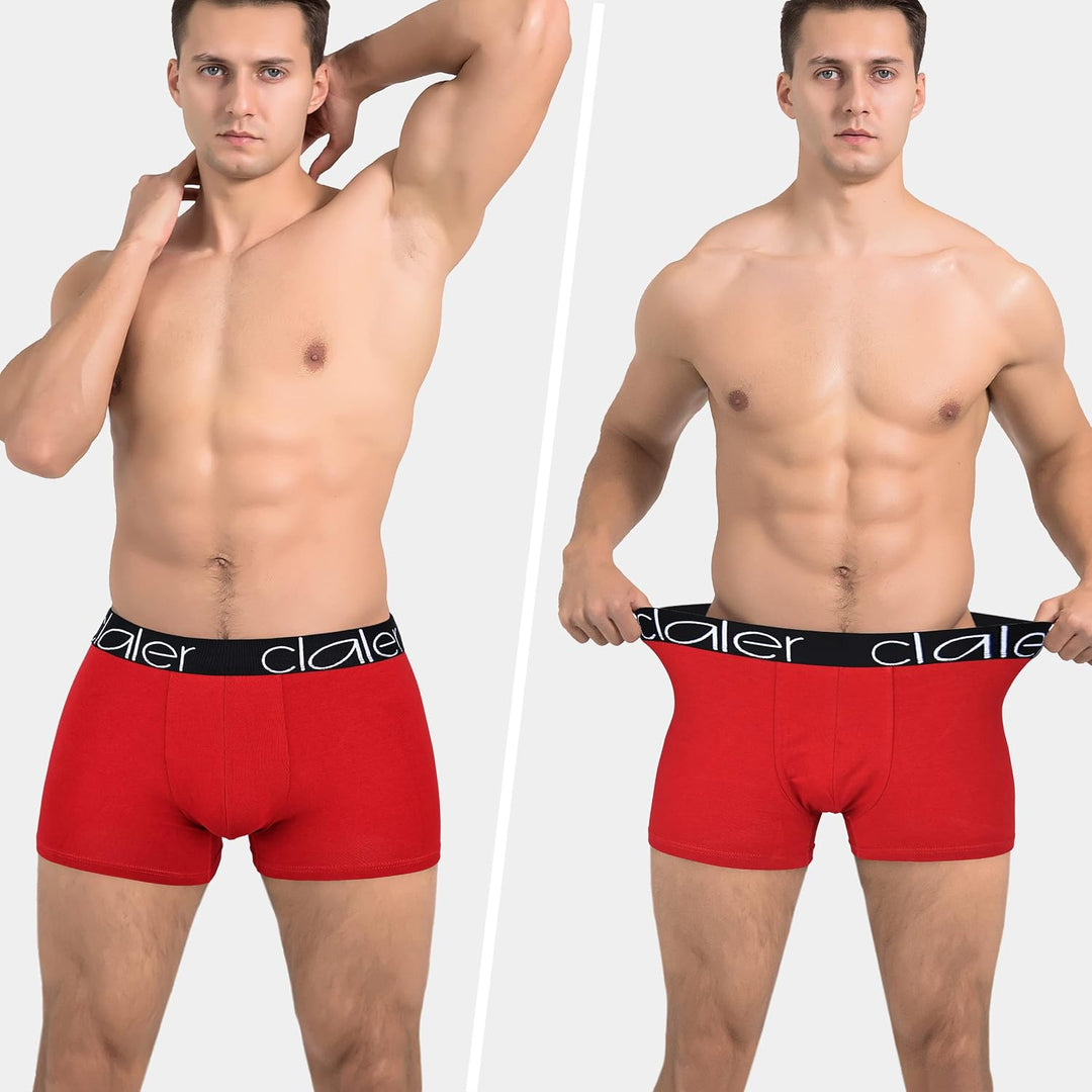 Boxershorts Herren 6er Pack Baumwolle Unterhosen Männer Retroshorts Bequeme und Atmungsaktive Men Un