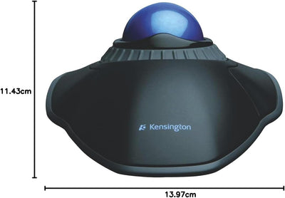 Kensington Orbit TrackBall, Kabelgebundene ergonomische TrackBall-Maus mit Scroll-Ring, 40 mm Kugel,