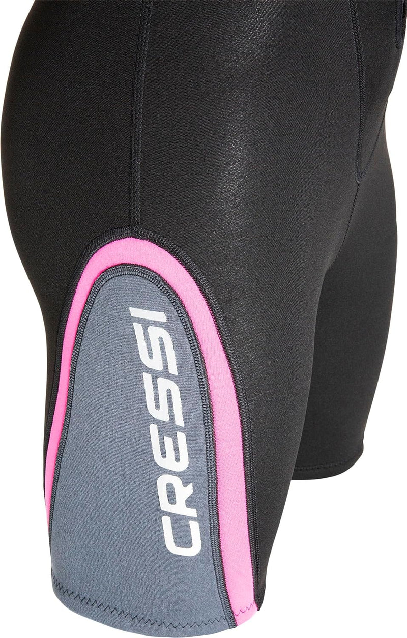 Cressi Playa Lady Shorty Wetsuit 2.5 mm - Kurzer Neoprenanzug für Damen aus hochelastischem Neopren