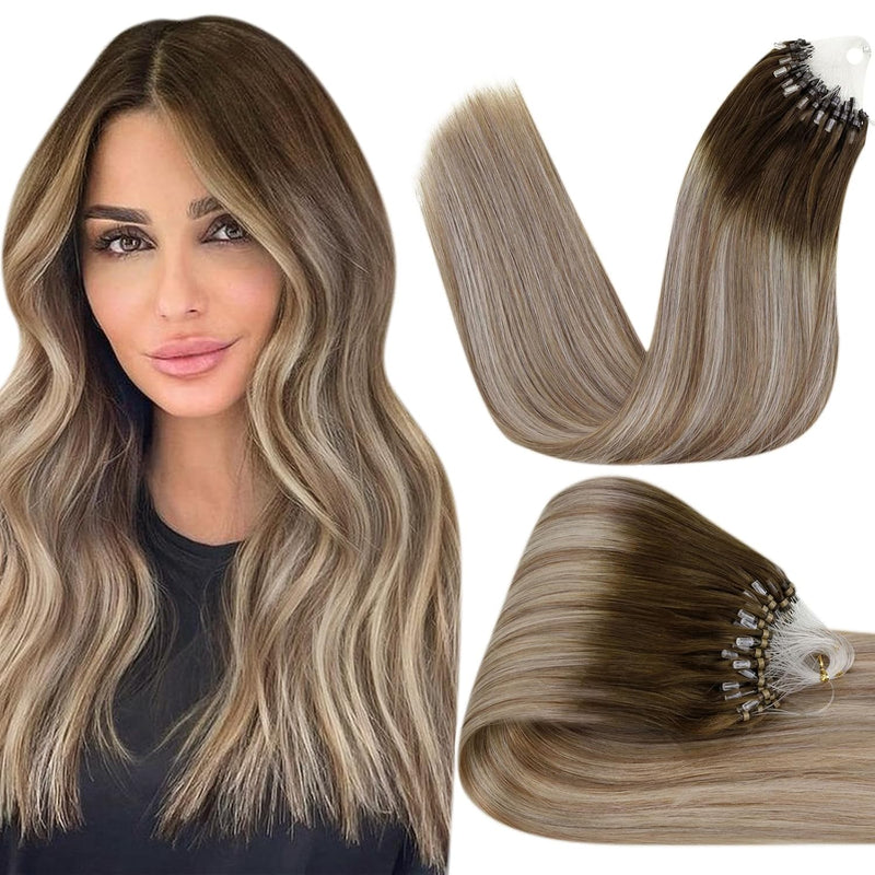 Hetto Extensions Echthaar Microring Braun Microring Extensions Echthaar Remy Extensions Microring Ec