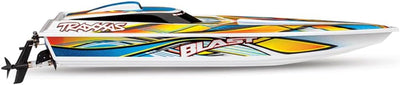 Traxxas RC Blast Speed Boot + Akku, 12V-Lader weiss/orange