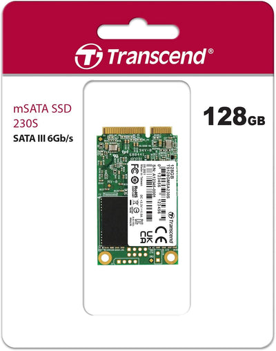 Transcend Highspeed 128GB interne mSATA SSD SATA III (6Gb/s), zum Aufrüsten von Ultrabooks, Tablets