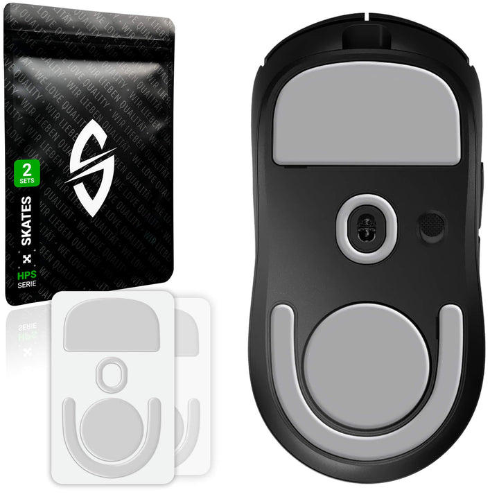 SensoryBoost HPS Glides (2er Set) kompatibel mit Logitech G PRO X Superlight 2 - Balance aus Speed &