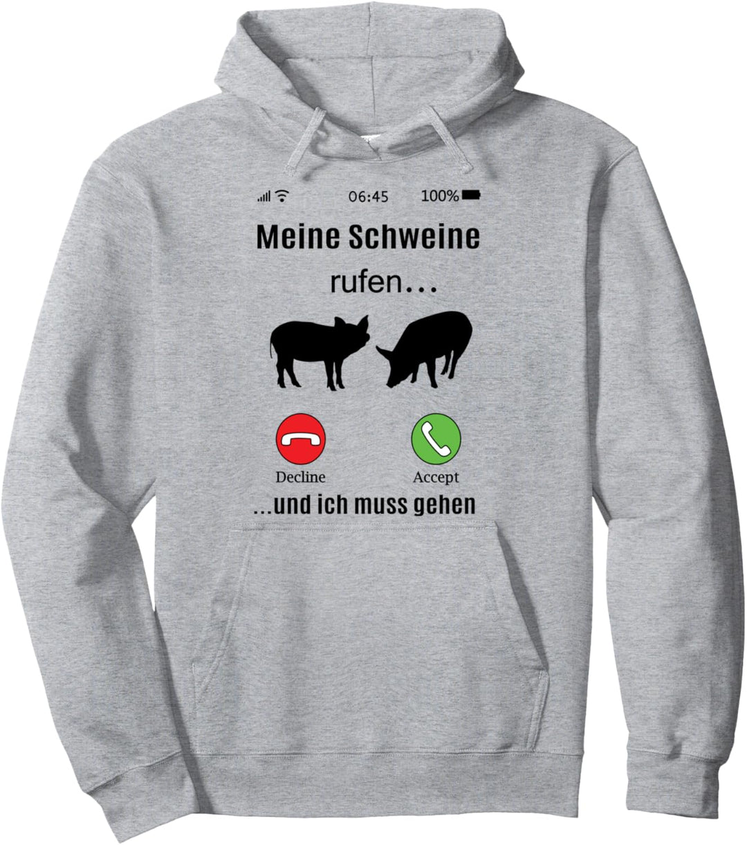 Meine Schweine rufen Bauer Geburtstag Bauernhof Schwein Tier Pullover Hoodie