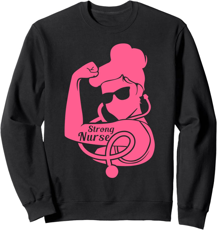 Starke Krankenschwester Frauen Design Sweatshirt