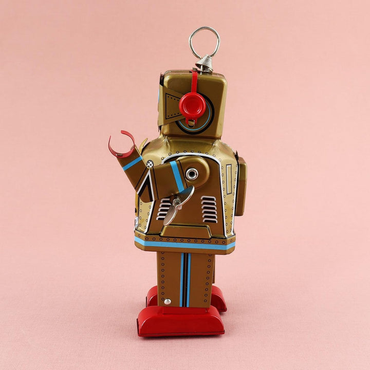 Freak Scene Superfreak Roboter - Space Robot - braun - Blechroboter - Retro Blechspielzeug, Braun