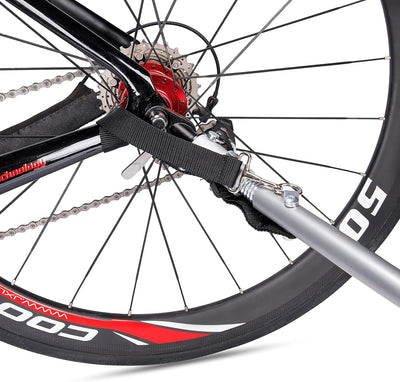 CXWXC Fahrradanhänger mit Stossdämpfer Grosser Laderaum bis 120L Tragkraft max. 88 Pfund/40KG, Klapp