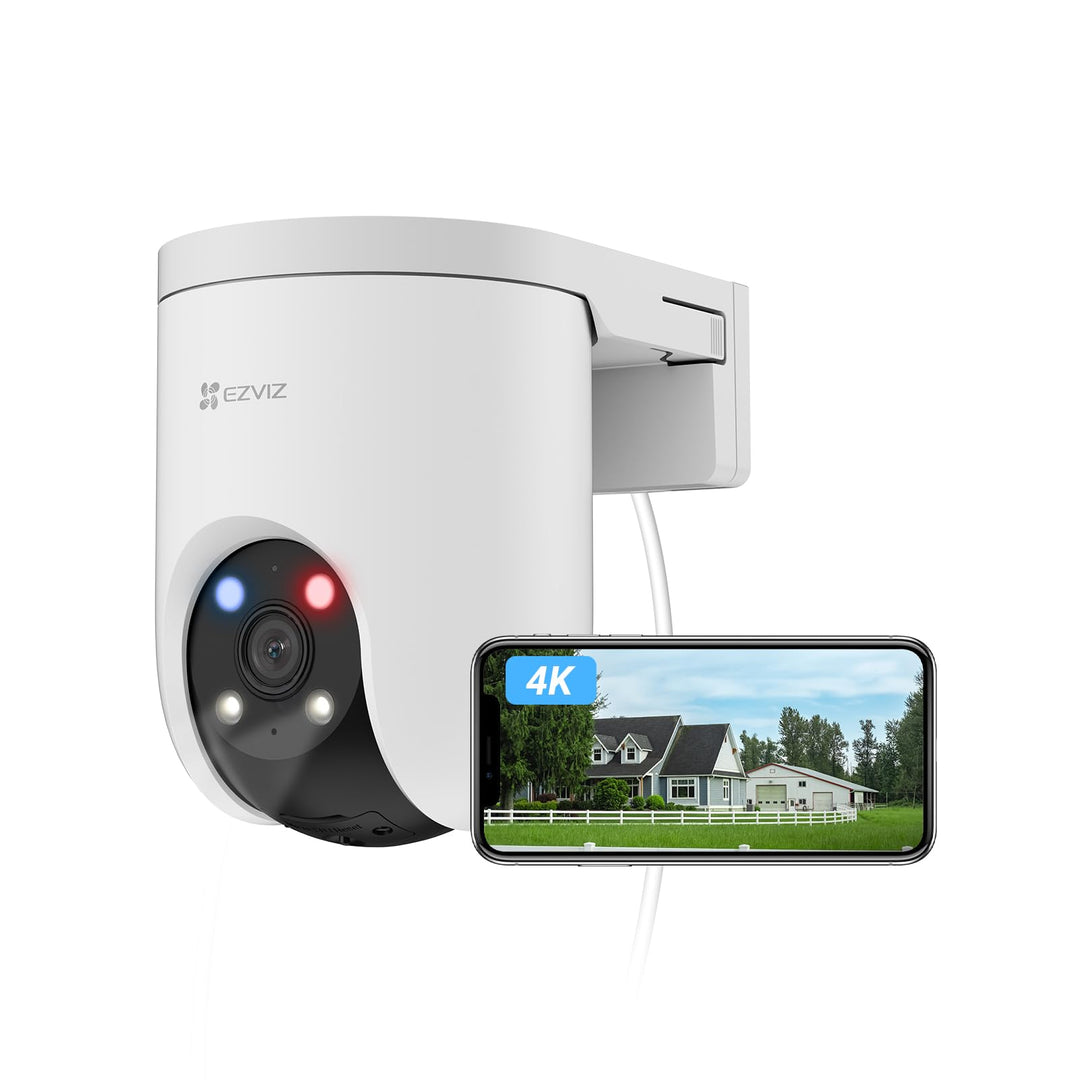 EZVIZ 4K Wi-Fi 6 Überwachungskamera Aussen, 2,4 &amp; 5 GHz WLAN Kamera Outdoor, KI-Erkennung, Smart Tra