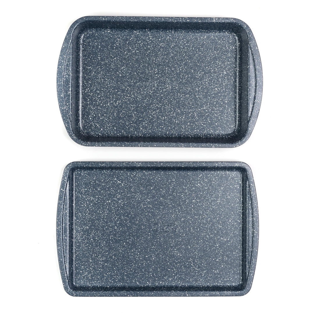 Russell Hobbs COMBO-5439 Nightfall Stone Antihaft-Backblech und Bräter, 38 cm, 2-teilig Backblech &amp;