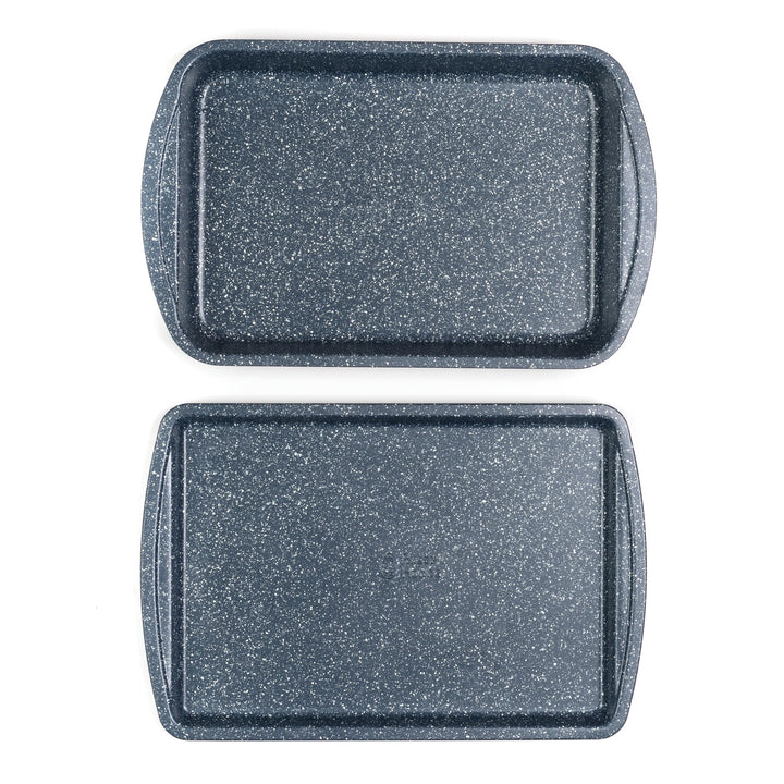 Russell Hobbs COMBO-5439 Nightfall Stone Antihaft-Backblech und Bräter, 38 cm, 2-teilig Backblech &amp;