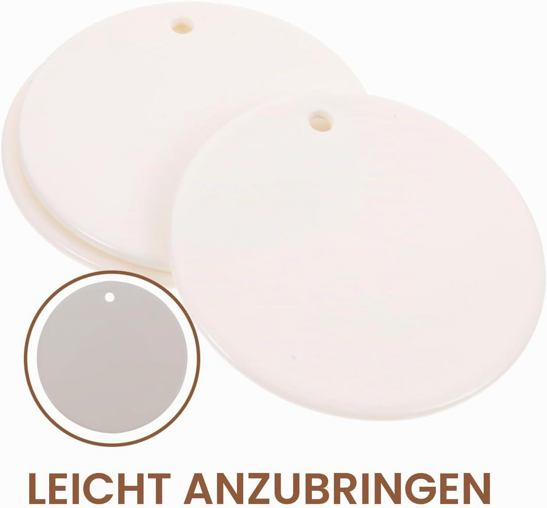 6 STK Anhänger Aus Keramik Keramikhandwerk Keramikornamentrohlinge Keramikscheiben-Ornament Sublimat