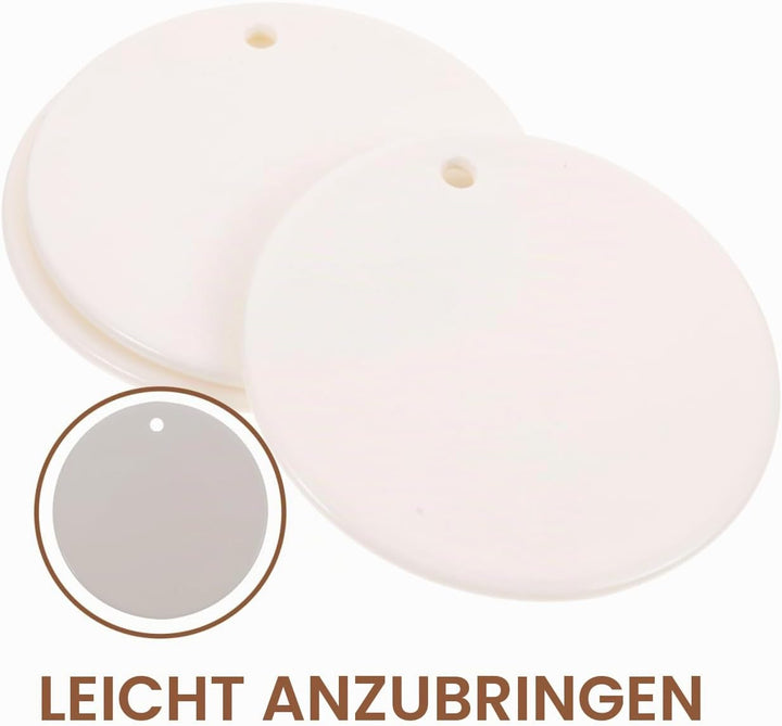 6 STK Anhänger Aus Keramik Keramikhandwerk Keramikornamentrohlinge Keramikscheiben-Ornament Sublimat