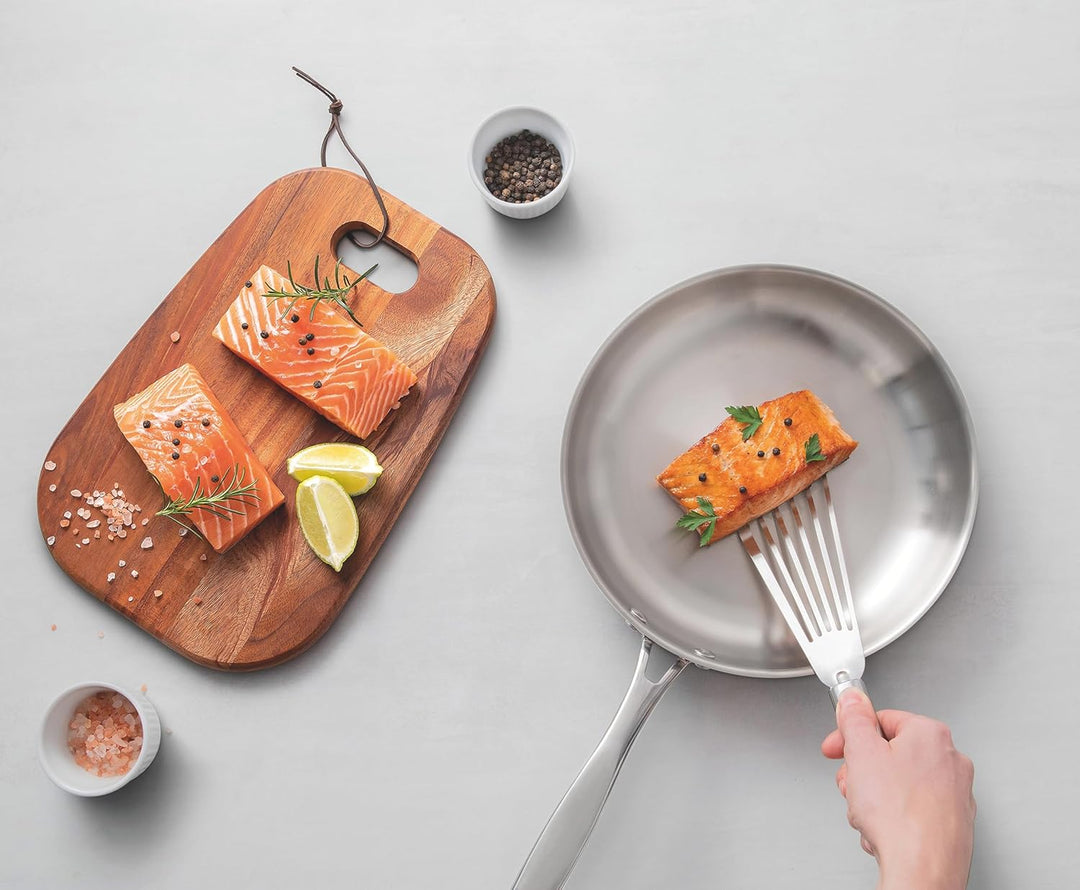 Tramontina Bratpfanne Grano, Ø 20 cm, Edelstahl, Induktion, Backofengeeigenet, spülmaschinengeeignet