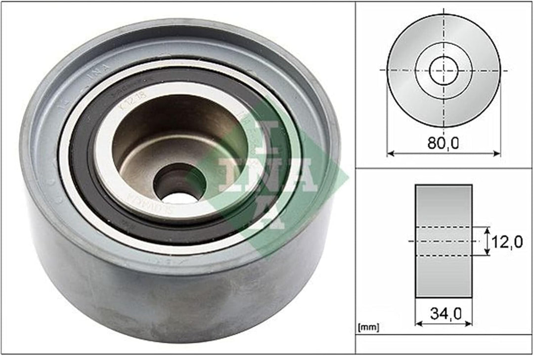INA 532 0527 10 Umlenk-/Führungsrolle, Zahnriemen