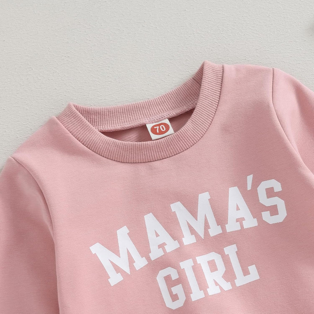 Baby Mädchen Kleidung Sweatshirt + Lange Hose Zweiteiler Babykleidung Set Kleinkind Outfits Mama's G