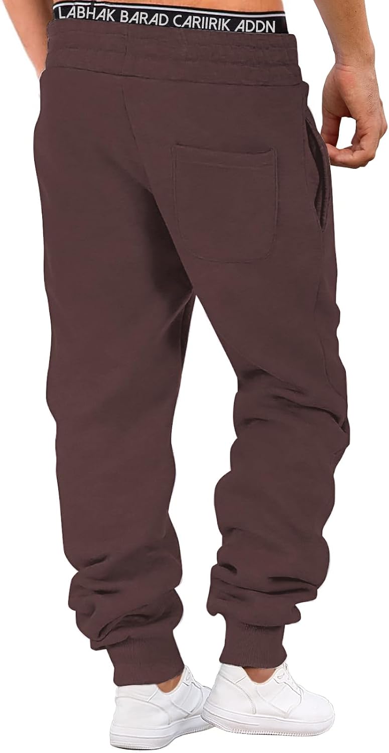 HMIYA Jogginghose Herren Baumwolle Trainingshose Sporthose Freizeithose Lang Hosen Klassische Sweath