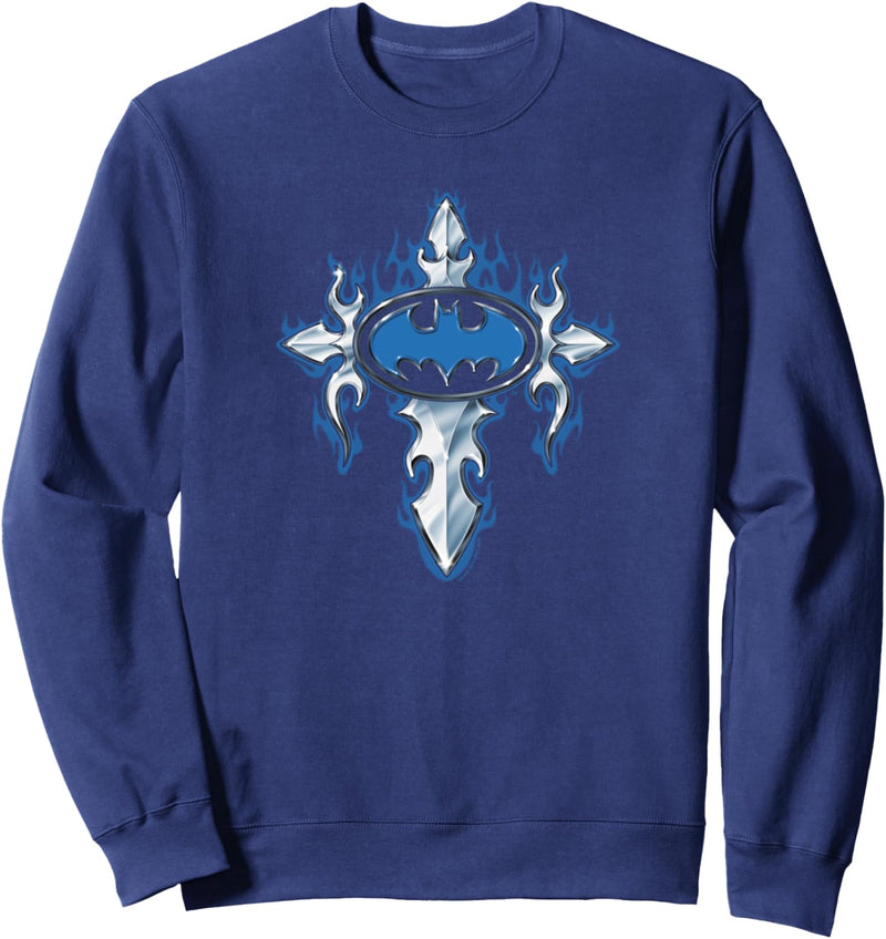 Batman Gothic Steel Logo Sweatshirt