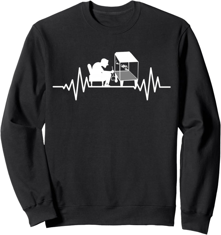 Aquarium Fische Aquarien deko Aquaristik Herzschlag Aquarium Sweatshirt