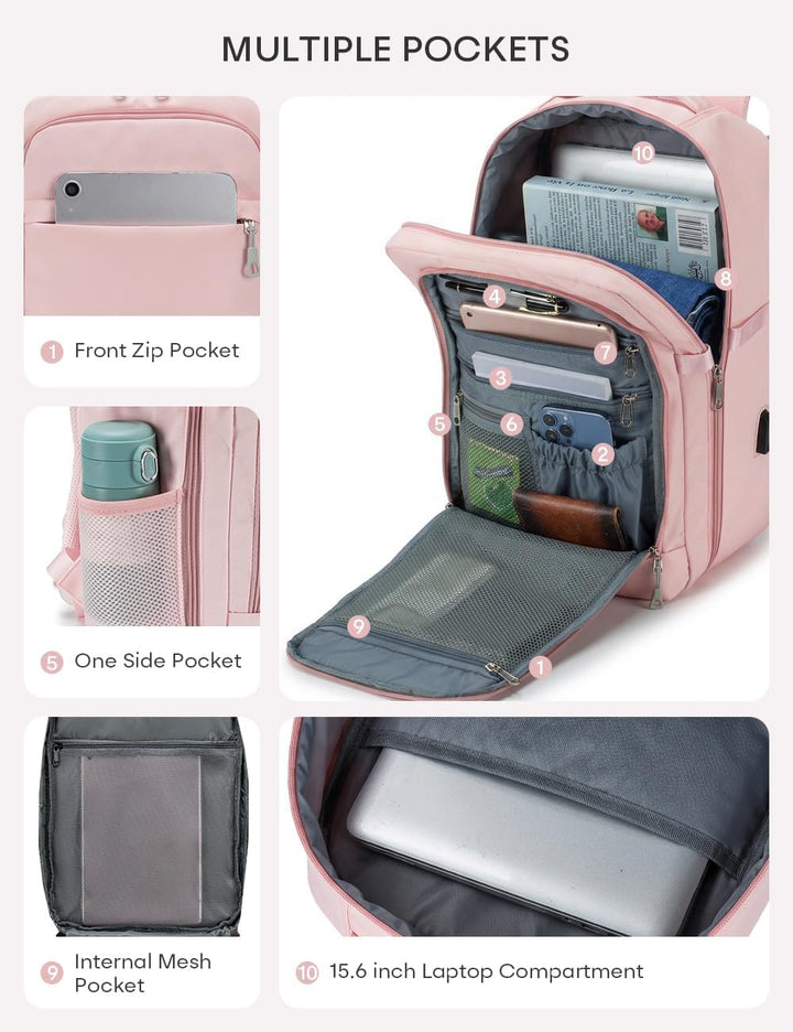 BAGZY 40x30x15cm Handgepäck Rucksack für British Airways jet2 Air France Reiserucksack Flugzeug 14 Z