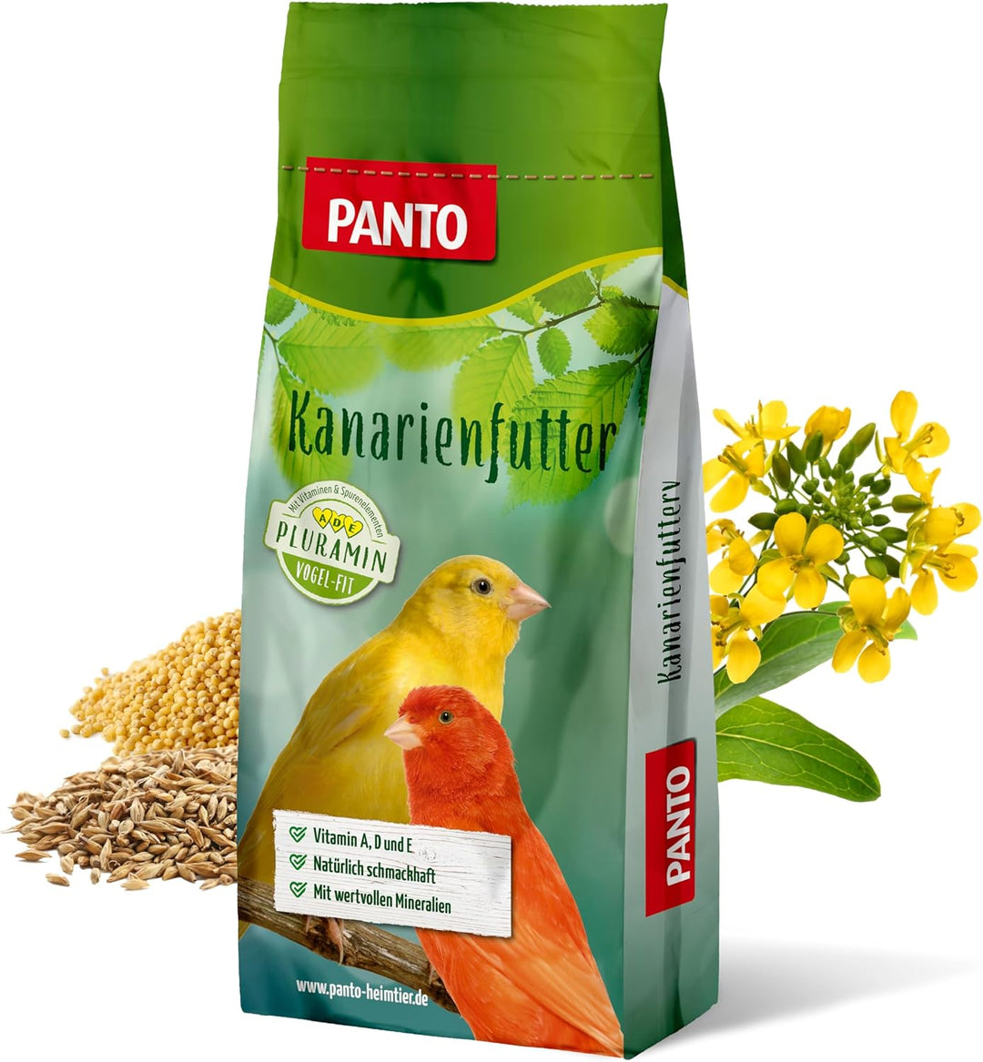 PANTO® Ziervogelfutter, Kanarienfutter 25 kg, 1er Pack (1 x 25 kg) 25 kg (1er Pack), 25 kg (1er Pack