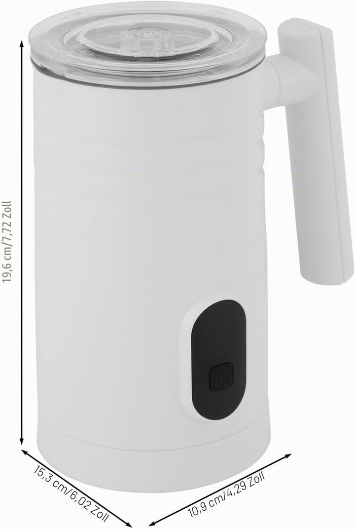 Milchaufschäumer 350 ml, Milchschäumer Elektrisch mit Bürste, 400W Elektrischer Milchaufschäumer, Au