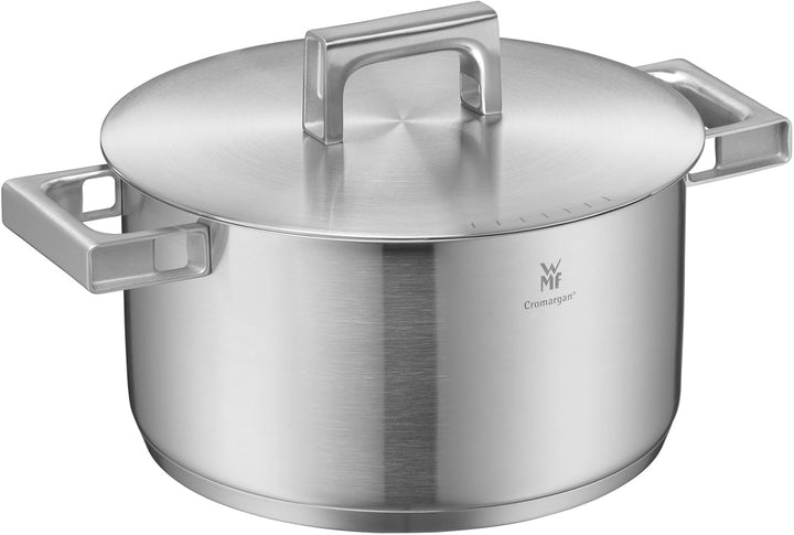WMF Ultimate Cool Kochtopf gross 24 cm, Edelstahldeckel, Fleischtopf Induktion 5,7l, Cromargan Edels