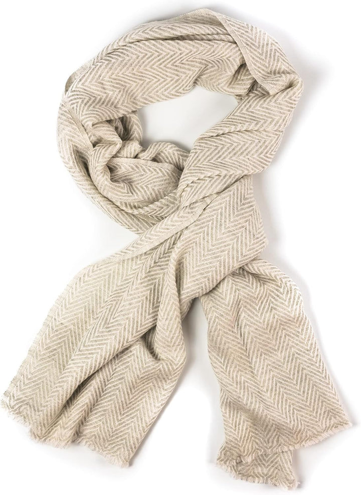 Unisex-Kaschmirschal – Handgewebte Stola Aus 100% Kaschmirwolle – Warmer Wickelschal, Halstuch, Kopf