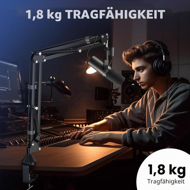 Mikrofon Arm,Aokeo AK-35 Mikrofon Ständer Arm für Blue Yeti,Blue Snowball,HyperX QuadCast,SoloCast,E