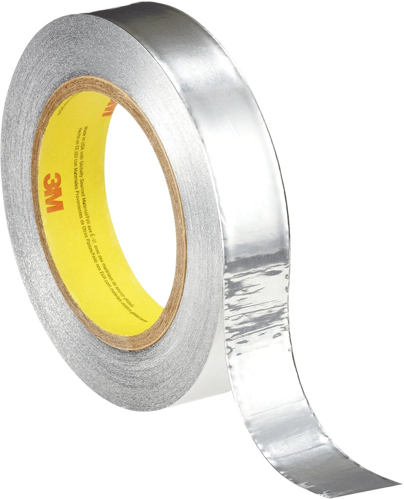 3M 425 Weichaluminium-Klebeband, 25 mm x 55 m, Silber (1-er Pack)