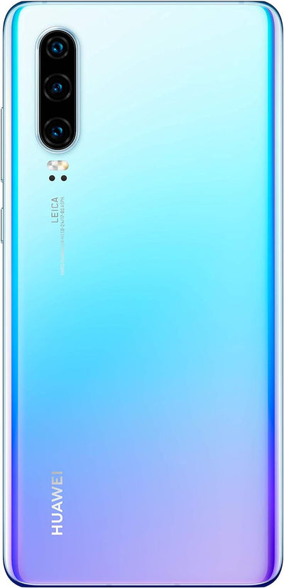 Huawei P30 128GB Handy, Hellblau/Lavendel, Breathing Crystal, Android 9.0
