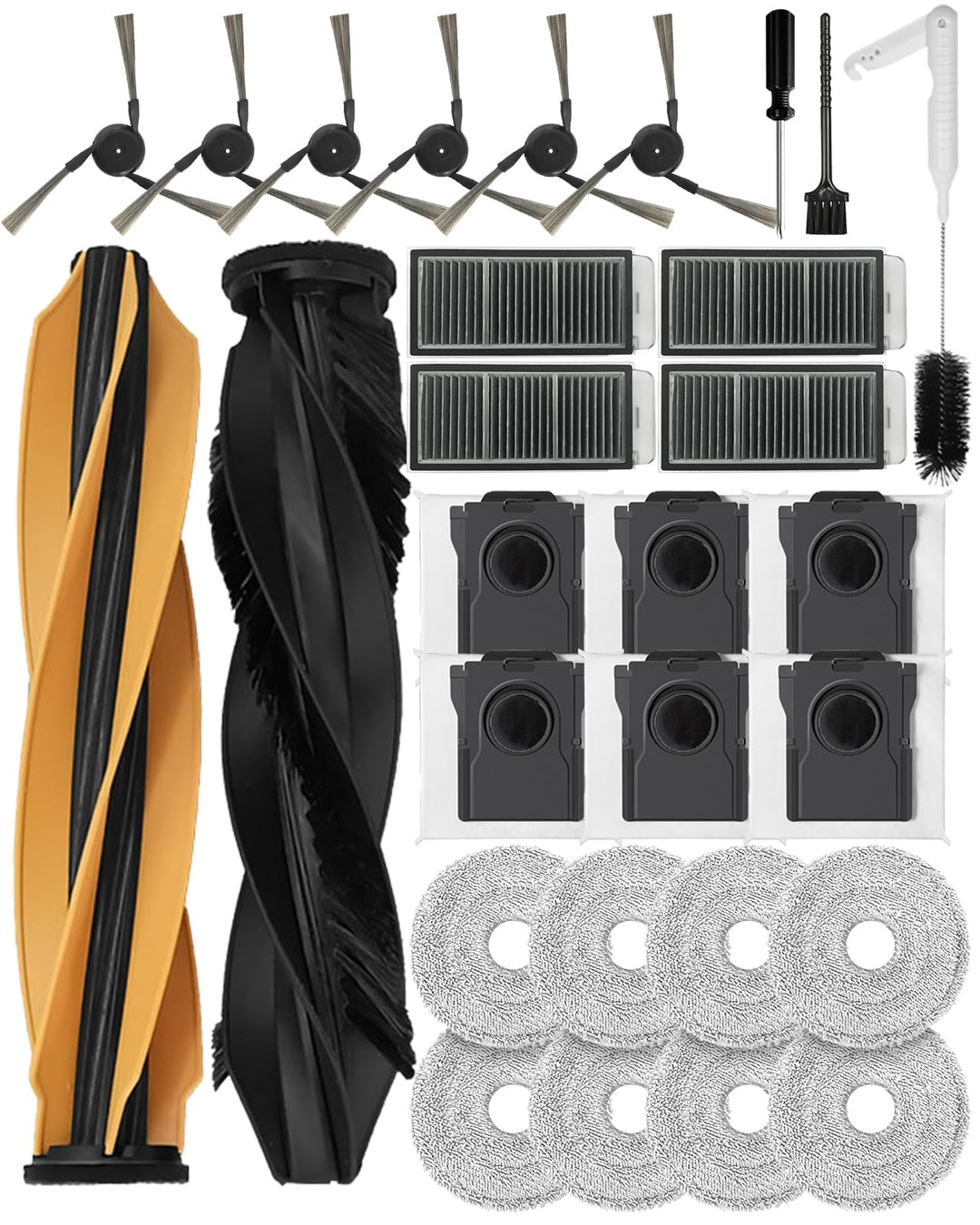 29 Stück Zubehör für Dreame X50 Ultra Complete/L50 Pro Ultra/L50 Ultra/X50 Master/L40s Pro Ultra/Mov
