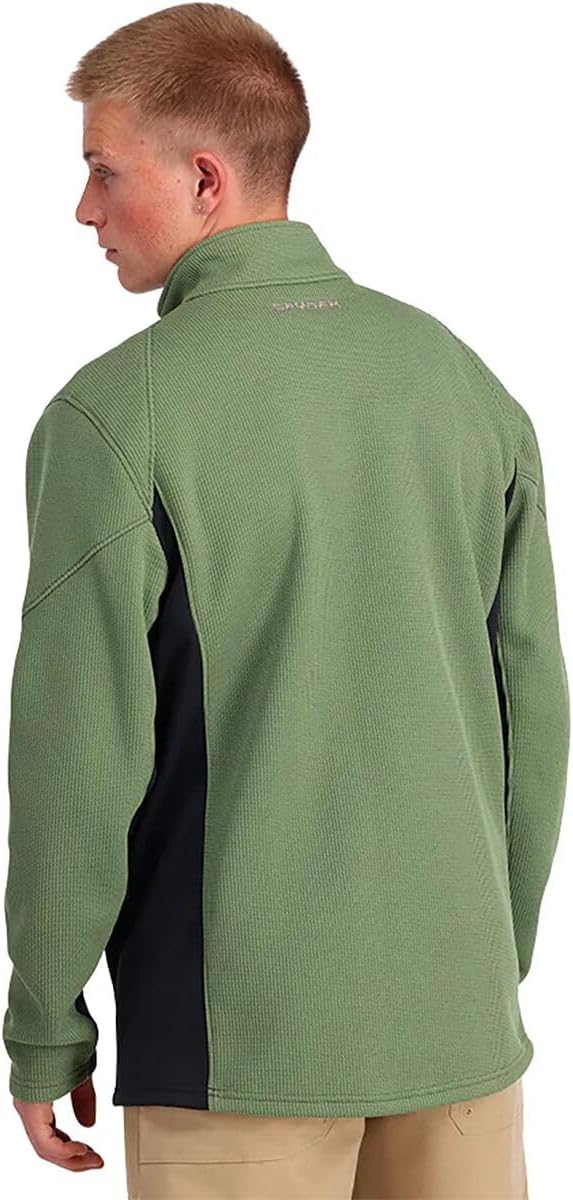 Spyder Herren Bandit Hybrid Full Zip Jacket Fleecejacke (1er Pack) XXL Pine, XXL Pine