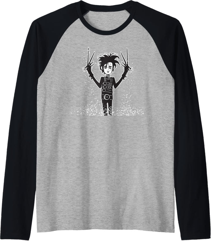 Tim Burton’s Edward Scissorhands Snow Raglan
