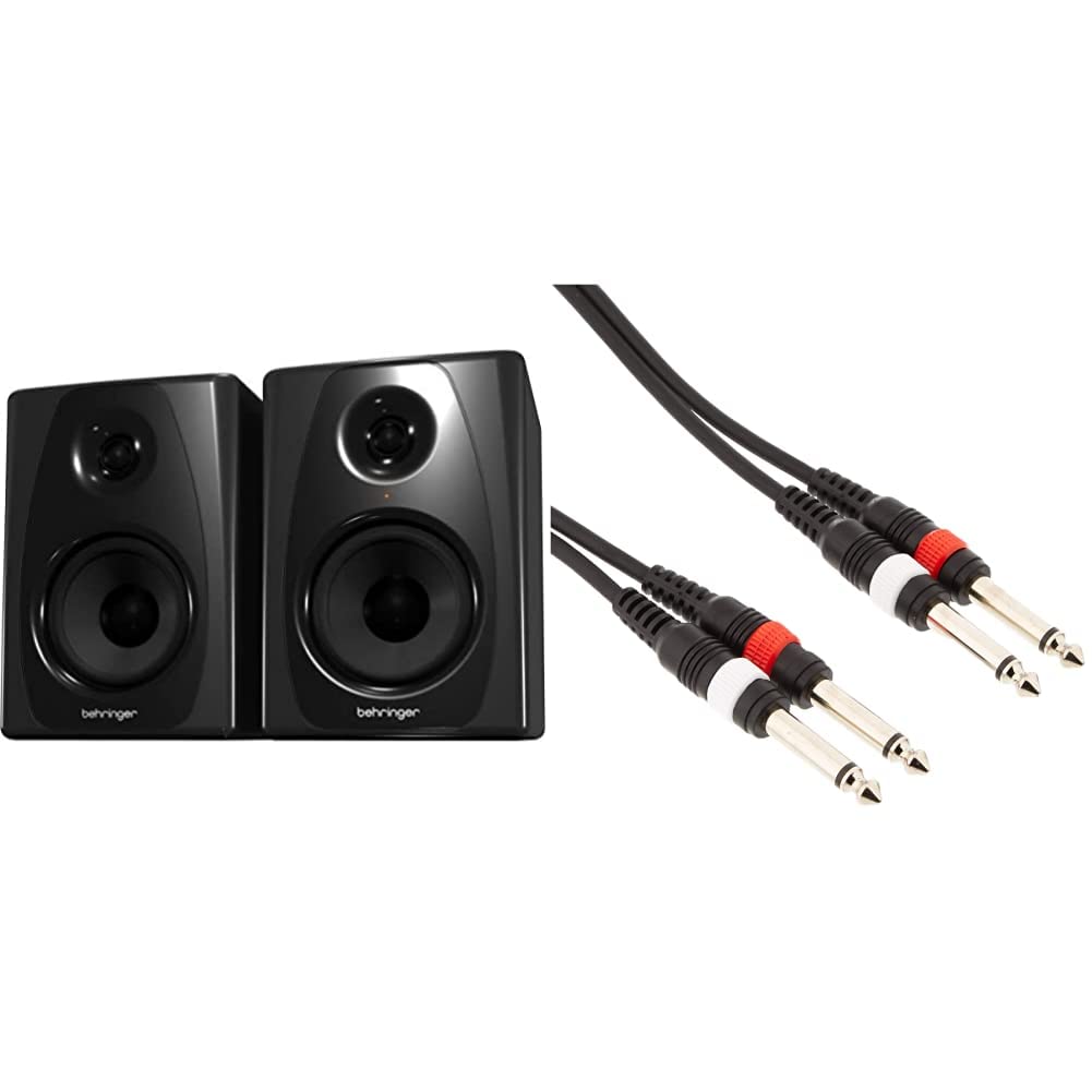 Behringer Studio 50USB Hochauflösende 150-Watt-Bi-Amping-Referenz-Studiomonitore mit USB-Eingang &amp; A