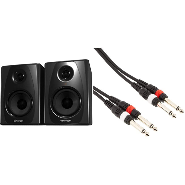 Behringer Studio 50USB Hochauflösende 150-Watt-Bi-Amping-Referenz-Studiomonitore mit USB-Eingang &amp; A