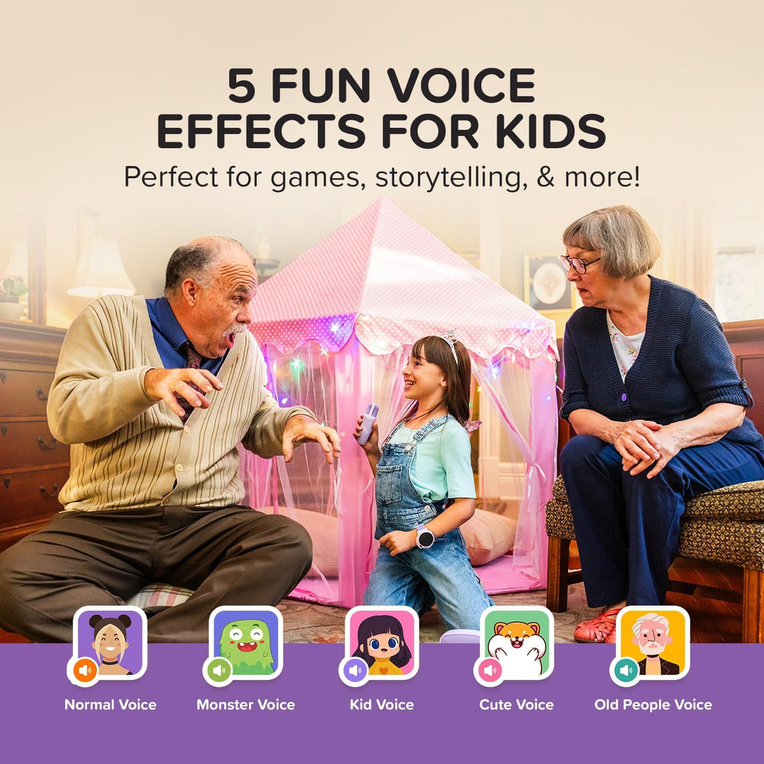 myFirst Voice 2 Karaoke für Kinder – Tragbare kabellose Karaoke-Maschine mit Bluetooth, Echo-Verstär