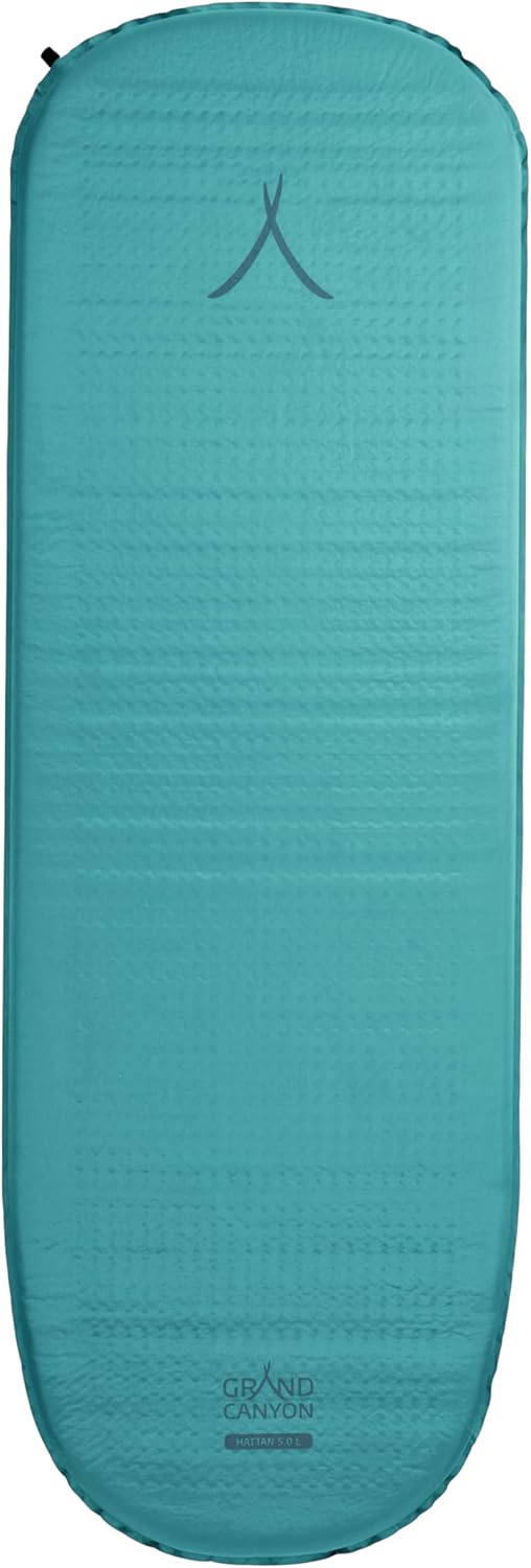 Grand Canyon Hattan 5.0 L - Selbstaufblasende Isomatte, Camping-Matte - 198x63x5,0cm - Meadowbrook (
