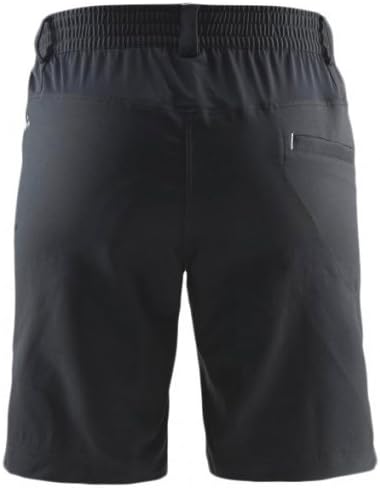 Craft Damen Radhose Escape Base Shorts, Black/White, XS
