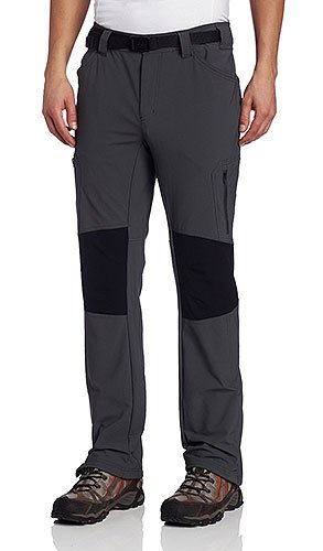 Columbia – Hose Verstärkte Schritt hoch, Herren, 86 cm L Grau, L Grau