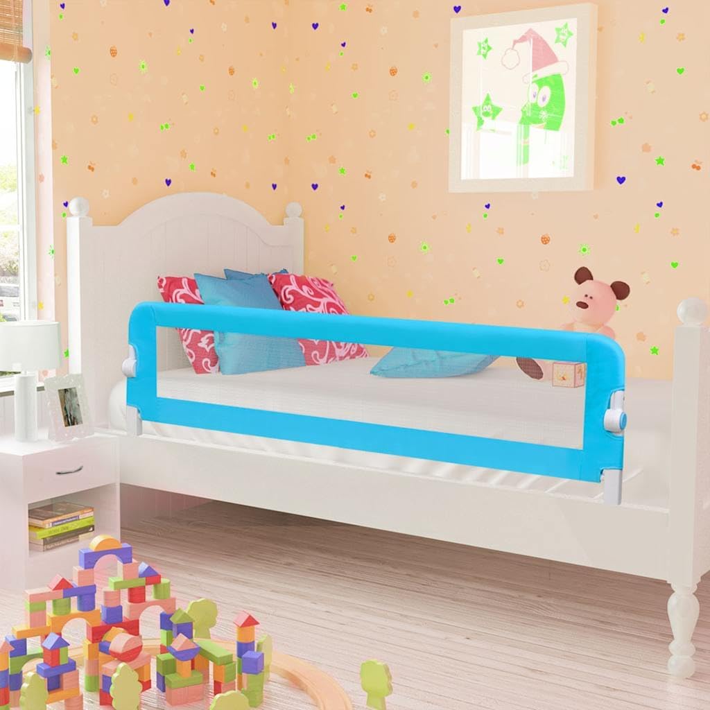 vidaXL Bettschutzgitter Bettgitter Kinderbettgitter Babybettgitter Rausfallschutz Kinder Baby Kleink