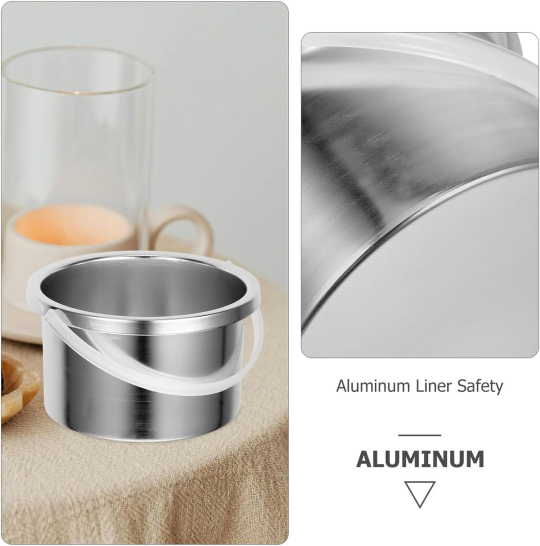 Beaupretty Wachsschmelztopf Aus Aluminiumlegierung 12X12X2.5 Zoll Ersatzbehälter Für Wachswärmer Haa