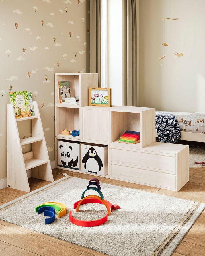 Original Treppenleiter von BioKinder® | Leiter für Wickeltisch Trittleiter für Kinder aus Bio Massiv