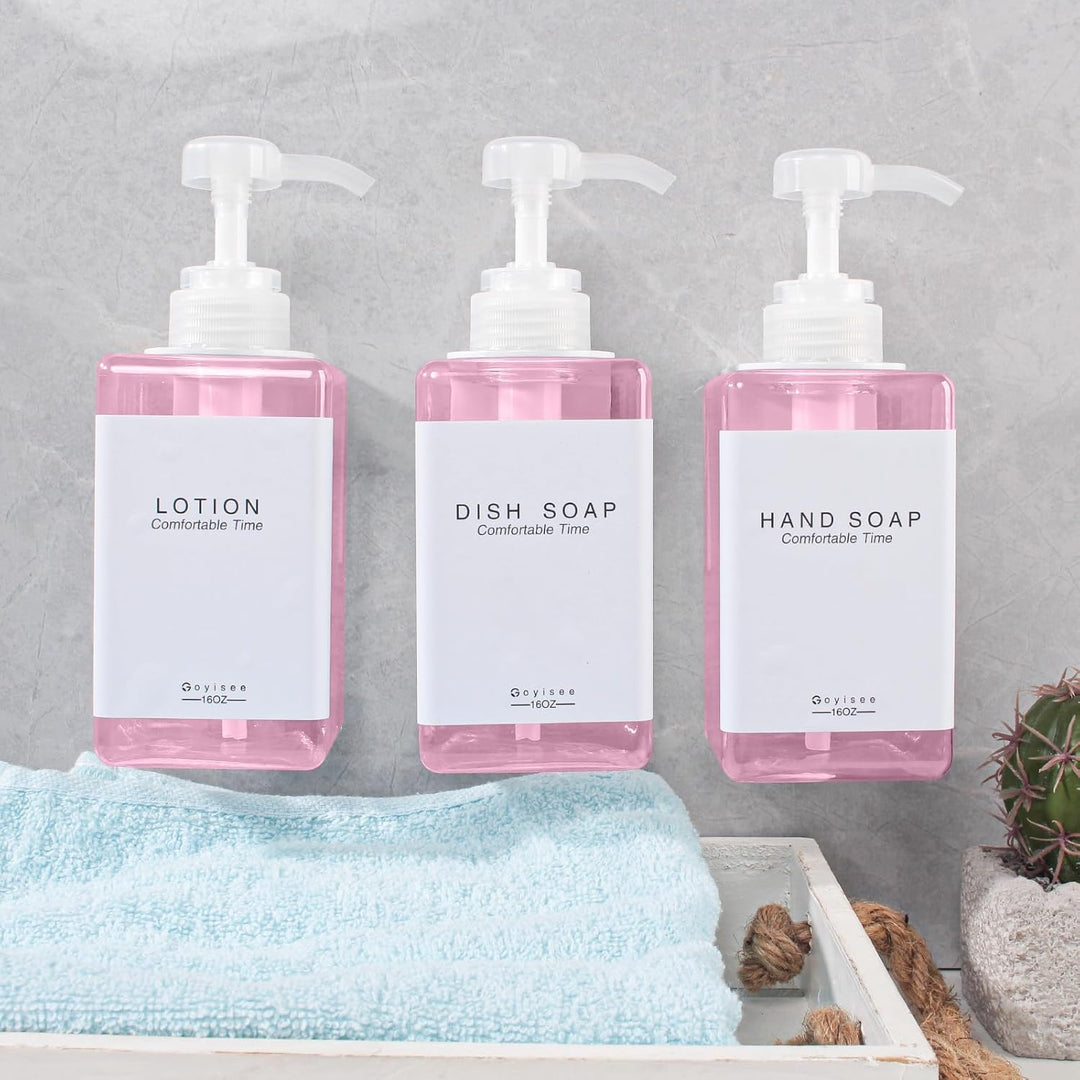 Nachfüllbare Shampoo- und Conditioner-Flaschen für Duschwand, Shampoo- und Conditioner-Spender mit P