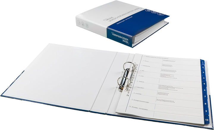 7er-Pack Themenringbücher mit Register für Versicherungen/Steuern/Vorsorge/Finanzen/Dokumente/Betrie