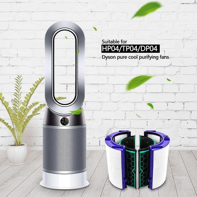 LRFDRESS Ersatzfilter Zubehör Kompatibel für Dyson HP04 TP04 DP04 Pure Cool Luftreiniger und Lüfter