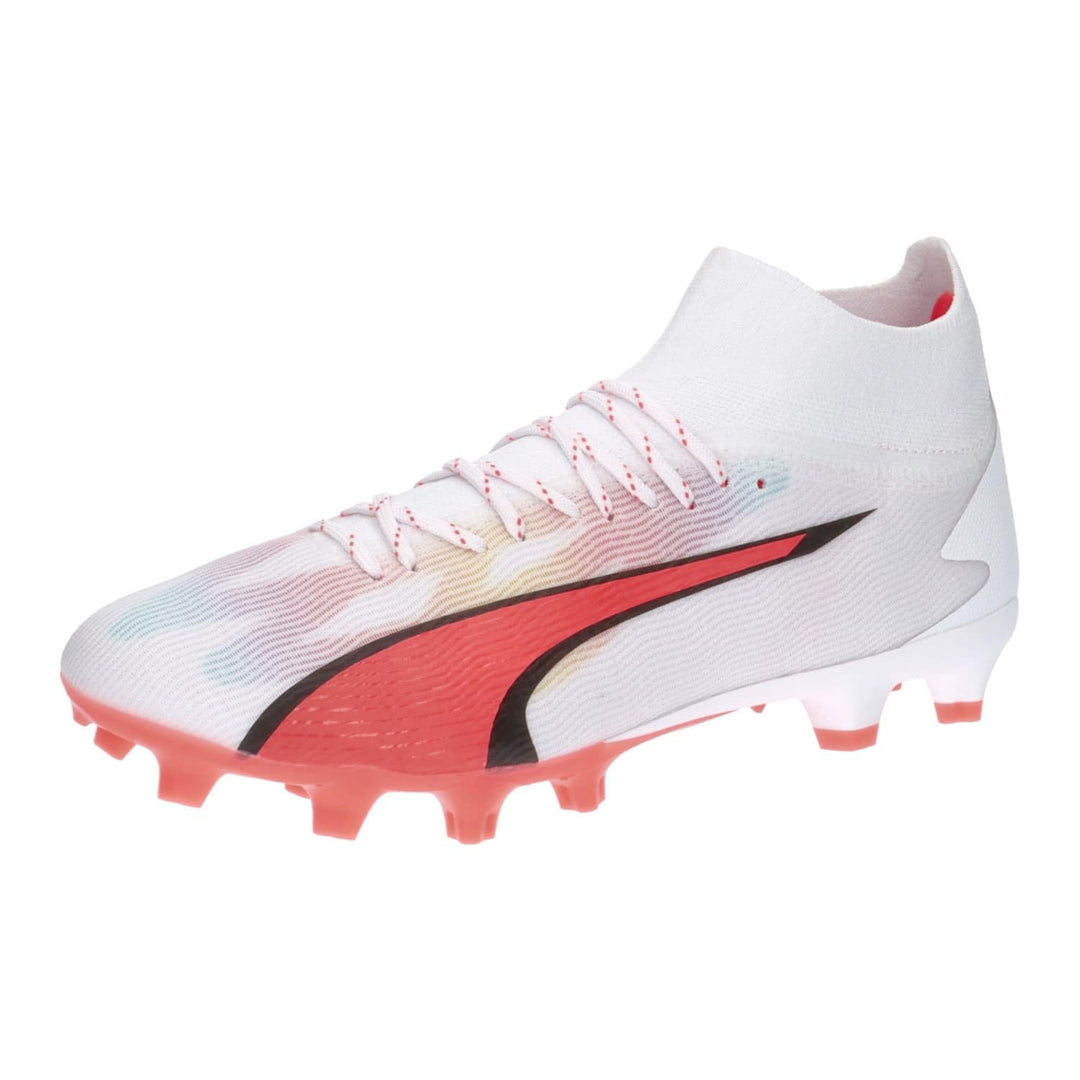 PUMA Herren Ultra Pro Fg/Ag Fussballschuh 40 EU Puma White Puma Black Fire Orchid, 40 EU Puma White