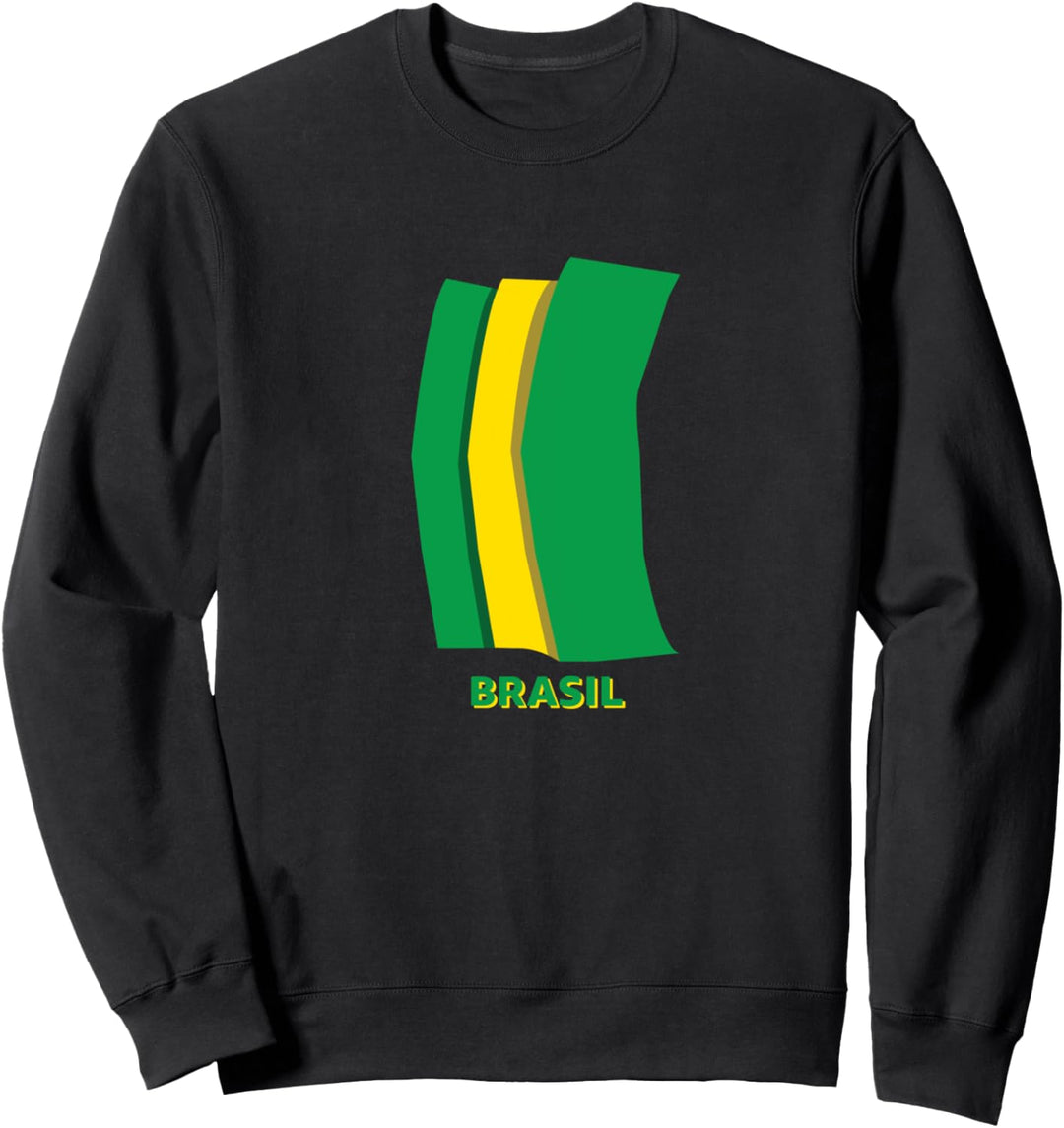 Flagge Brasilien Sweatshirt